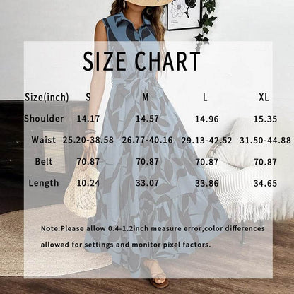 Robe Longue Bohème Sans Manches à Fleurs - Clairea Boutique
