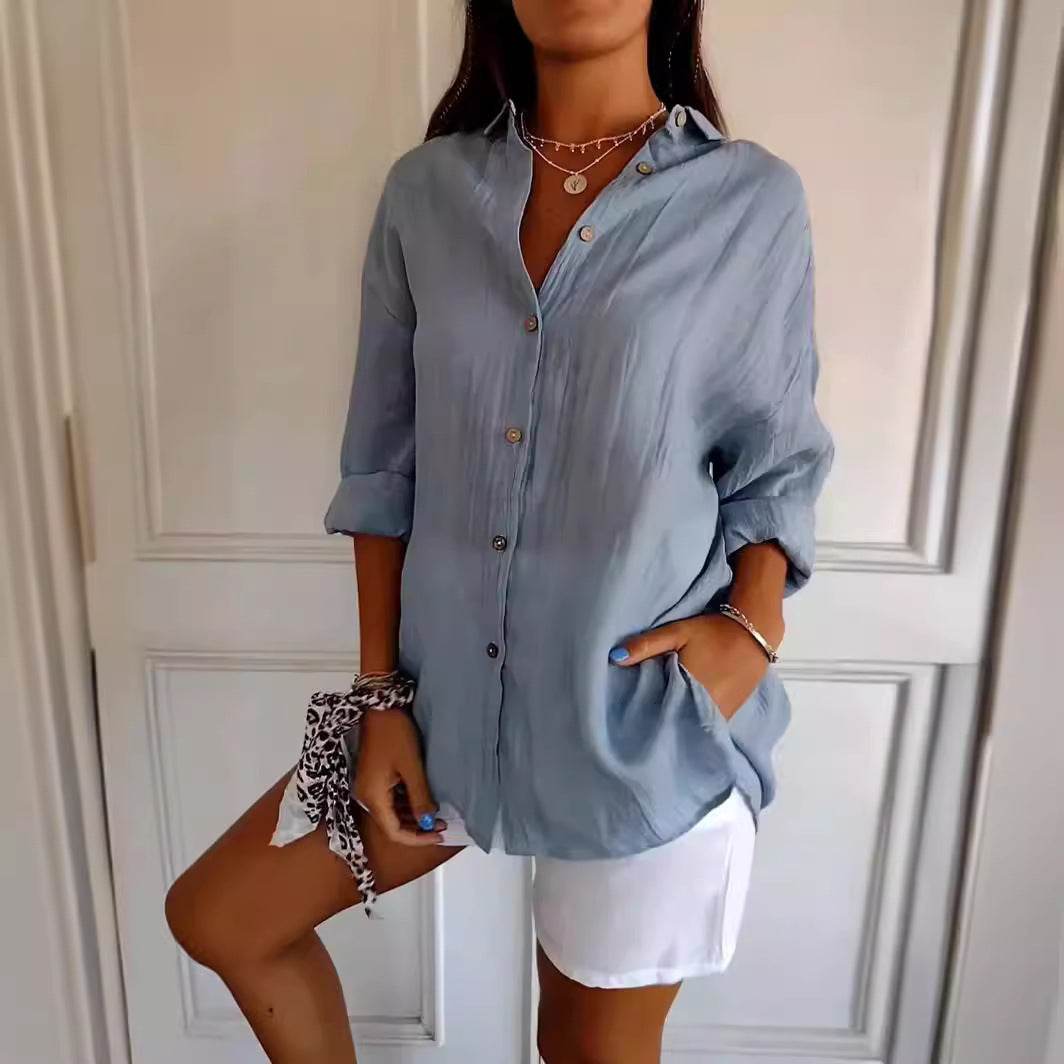 Chemise Femme à Col Revers - Clairea Boutique
