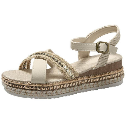 Sandales Compensées Confortables d’Été - Clairea Boutique