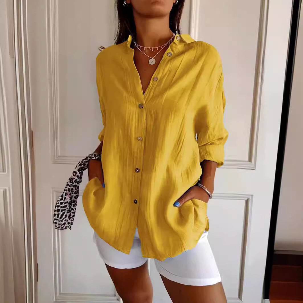 Chemise Femme à Col Revers - Clairea Boutique