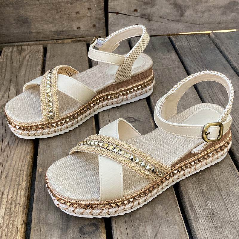 Sandales Compensées Confortables d’Été - Clairea Boutique